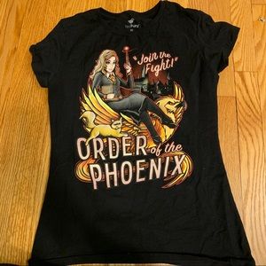 Teefury Harry Potter Hermione Black T-shirt Juniors Large XL